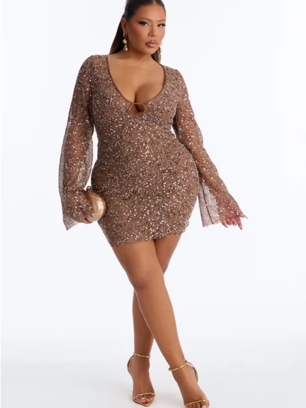 Fashion Nova Crochet Mini Dress